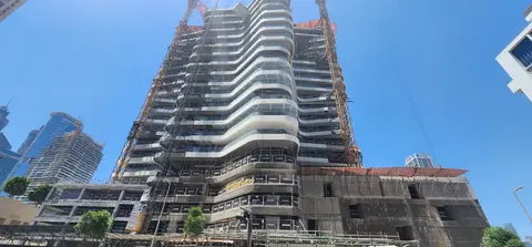 Ход строительства DG1 Living, Business Bay — 9 июня 2026, готовность 53,37%, снимок 11 из 11