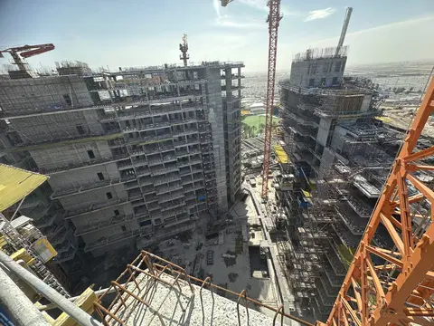 Ход строительства Sky Residences, Expo City Dubai — 14 апреля 2026, готовность 38,66%, снимок 8 из 8