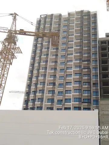 Alef Noon Residence, Jumeirah Village Circle construction progress — 6 February 2025, 90.08% complete, photo 6 of 6