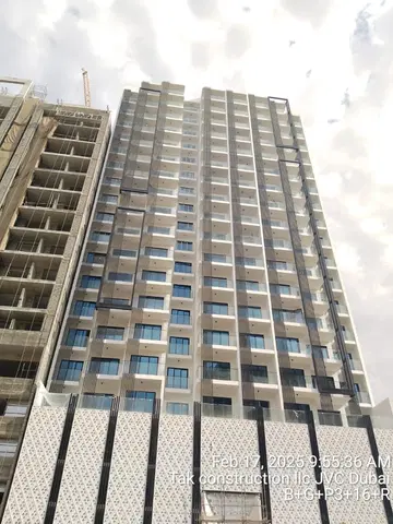 Alef Noon Residence, Jumeirah Village Circle construction progress — 6 February 2025, 90.08% complete, photo 3 of 6