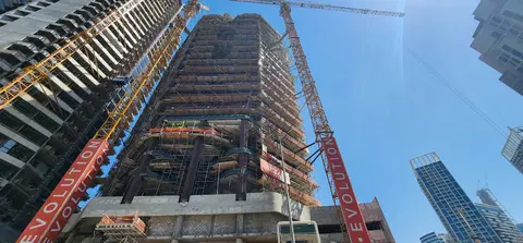 Ход строительства Eywa Dubai, Business Bay — 6 июля 2026, готовность 60,02%, снимок 8 из 10