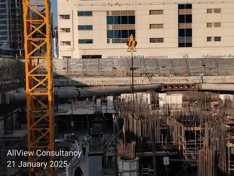 Ход строительства Canal Crown, Business Bay — 22 января 2025, готовность 11.76%, снимок 4 из 4