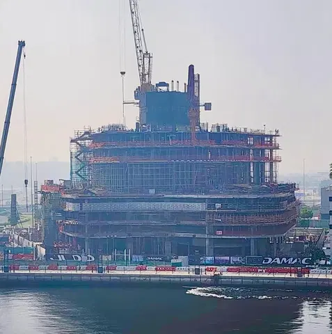 Ход строительства Canal Crown, Business Bay — 7 октября 2025, готовность 22.87%, снимок 2 из 6