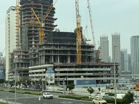 Canal Crown 2, Business Bay construction progress — 24 March 2026, 26.12% complete, photo 2 of 7