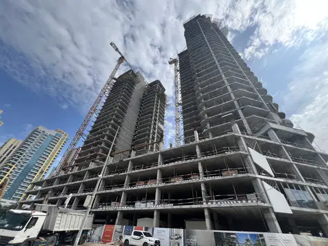 The Orchard Place, JVC District 12 construction progress — 11 March 2026, 42.68% complete, photo 2 of 6
