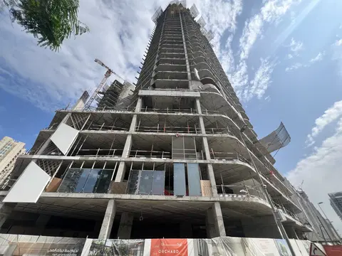 The Orchard Place, JVC District 12 construction progress — 11 March 2026, 42.68% complete, photo 1 of 6