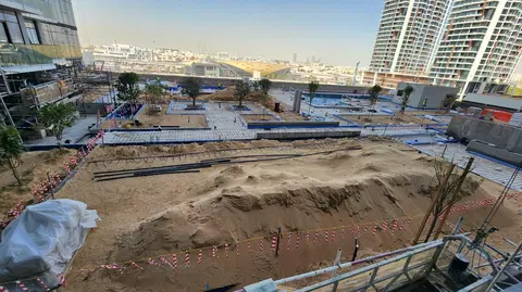 Ход строительства Park Views Residences A, Wasl 1 — 20 февраля 2026, готовность 80,02%, снимок 3 из 13