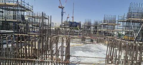 Ход строительства Seapoint, Emaar Beachfront — 23 мая 2025, готовность 9.82%, снимок 3 из 3