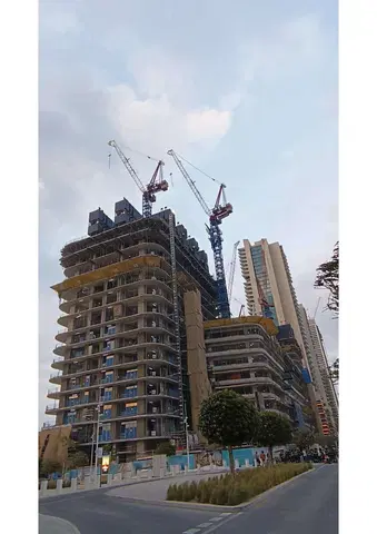 Ход строительства Seapoint, Emaar Beachfront — 4 февраля 2026, готовность 25.15%, снимок 7 из 7