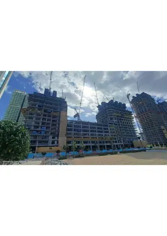 Ход строительства Seapoint, Emaar Beachfront — 4 февраля 2026, готовность 25.15%, снимок 5 из 7