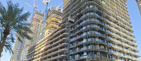 Seapoint, Emaar Beachfront construction progress — 24 June 2026, 36.78% complete, photo 17 of 18