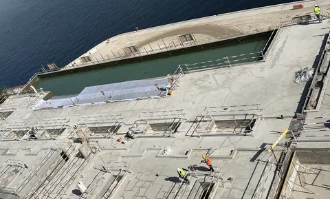 Ход строительства Creek Waters 2, Creek Island — 9 декабря 2025, готовность 62.95%, снимок 4 из 14