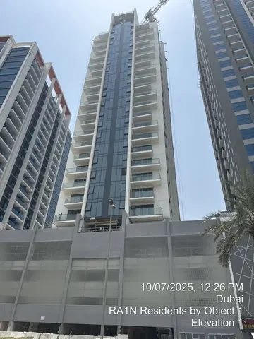 Ход строительства RA1N, Jumeirah Village Circle — 14 июля 2025, готовность 91.62%, снимок 7 из 8