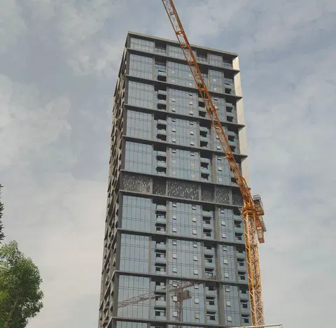 Ход строительства Altai Tower, JVT District 1 — 11 августа 2026, готовность 95,00%, снимок 13 из 19