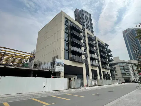 Belmont Residences, Jumeirah Village Triangle construction progress — 26 March 2026, 90.01% complete, photo 5 of 9