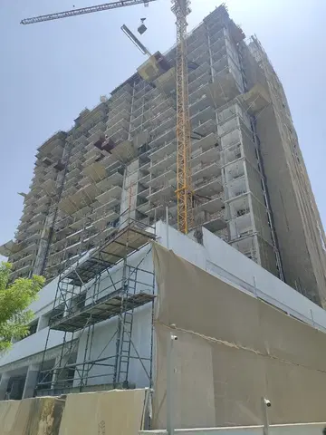 The Highbury at MBR City, Sobha Hartland construction progress — 24 August 2025, 37.34% complete, photo 8 of 8