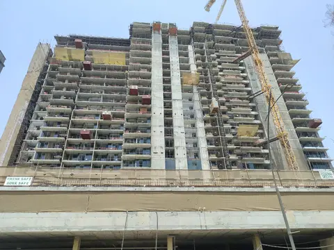 The Highbury at MBR City, Sobha Hartland construction progress — 24 August 2025, 37.34% complete, photo 6 of 8