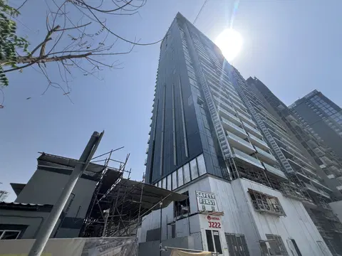The Highbury at MBR City, Sobha Hartland construction progress — 20 July 2026, 80.03% complete, photo 8 of 8