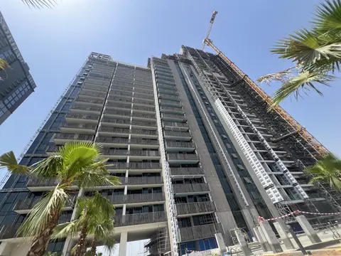 The Highbury at MBR City, Sobha Hartland construction progress — 20 July 2026, 80.03% complete, photo 6 of 8