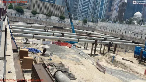 Ход строительства Damac Bay 2 by Cavalli, Dubai Harbour — 5 июля 2024, готовность 4.32%, снимок 2 из 3