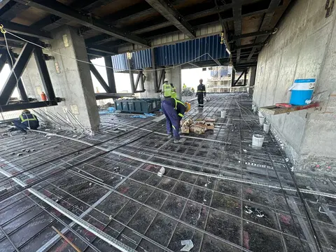 Ход строительства Bayview by Address Resorts, Emaar Beachfront — 2 февраля 2026, готовность 34.62%, снимок 6 из 10