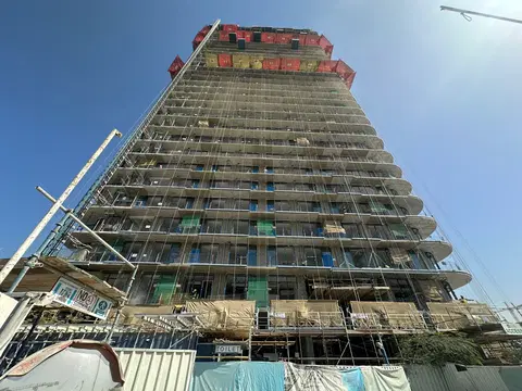 Ход строительства Bayview by Address Resorts, Emaar Beachfront — 2 февраля 2026, готовность 34.62%, снимок 4 из 10