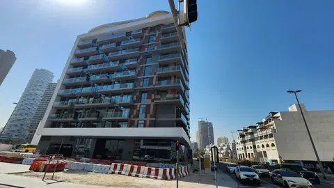 Ход строительства Stonehenge Residences 2, JVC District 15 — 24 февраля 2026, готовность 100,00%, снимок 15 из 17