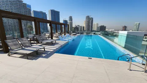 Ход строительства Stonehenge Residences 2, JVC District 15 — 24 февраля 2026, готовность 100,00%, снимок 5 из 17