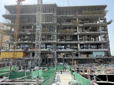 Ход строительства Orla Infinity by Omniyat, The Palm Crescent — 16 марта 2026, готовность 40,02%, снимок 9 из 10