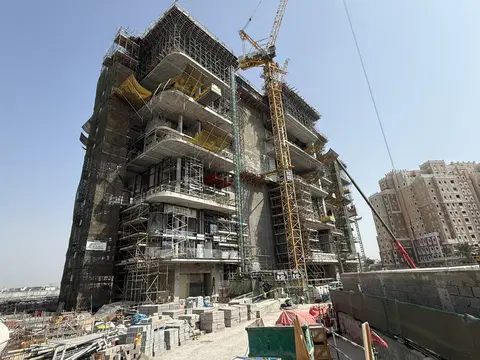 Ход строительства Orla Infinity by Omniyat, The Palm Crescent — 16 марта 2026, готовность 40,02%, снимок 5 из 10