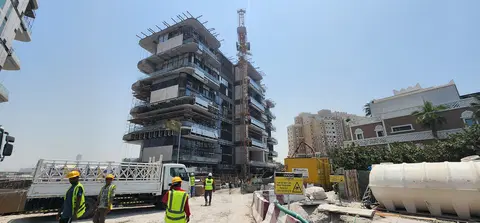 Orla Infinity by Omniyat, The Palm Crescent construction progress — 26 August 2026, 61.25% complete, photo 10 of 11