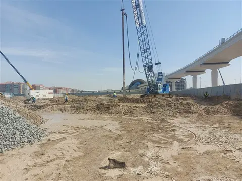 California By Sd, Al Furjan construction progress — 6 February 2025, 1.05% complete, photo 1 of 4