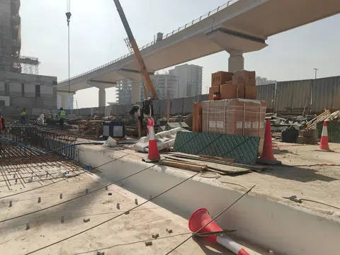 California By Sd, Al Furjan construction progress — 10 February 2026, 5.37% complete, photo 3 of 10