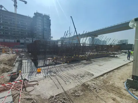 California By Sd, Al Furjan construction progress — 10 February 2026, 5.37% complete, photo 4 of 10