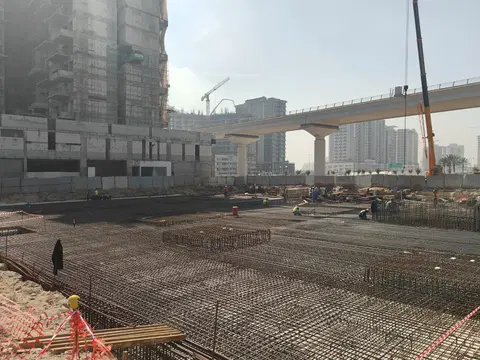 California By Sd, Al Furjan construction progress — 10 February 2026, 5.37% complete, photo 5 of 10