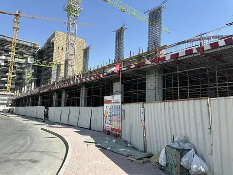 California By Sd, Al Furjan construction progress — 17 June 2026, 15.03% complete, photo 5 of 5