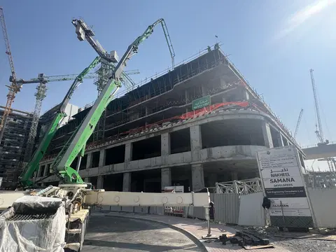 California By Sd, Al Furjan construction progress — 28 September 2026, 24.49% complete, photo 5 of 6