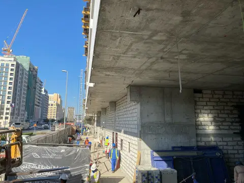 Binghatti Amber, Jumeirah Village Circle construction progress — 11 January 2024, 35.00% complete, photo 12 of 12