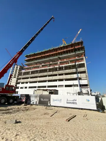 Binghatti Amber, Jumeirah Village Circle construction progress — 11 January 2024, 35.00% complete, photo 6 of 12
