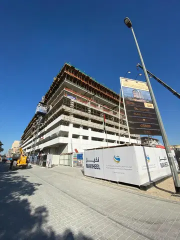Binghatti Amber, Jumeirah Village Circle construction progress — 11 January 2024, 35.00% complete, photo 3 of 12