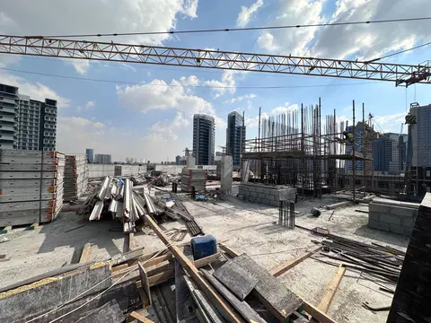 Ход строительства The Residence by Prestige One, Jumeirah Village Circle — 5 февраля 2025, готовность 47.62%, снимок 5 из 6