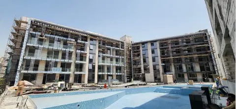 Ход строительства The Residence by Prestige One, Jumeirah Village Circle — 16 сентября 2025, готовность 83.37%, снимок 7 из 8