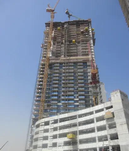 Uh East By Ellington, Jumeirah Lakes Towers construction progress — 11 June 2026, 46.80% complete, photo 11 of 14
