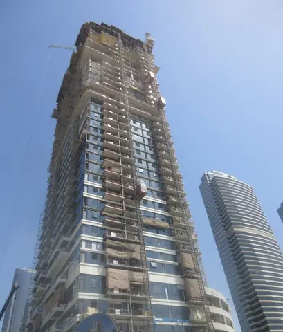 Uh East By Ellington, Jumeirah Lakes Towers construction progress — 11 June 2026, 46.80% complete, photo 9 of 14
