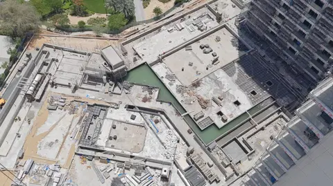 Ход строительства Greenside Residence, Dubai Hills Estate — 4 июня 2026, готовность 87,01%, снимок 8 из 14