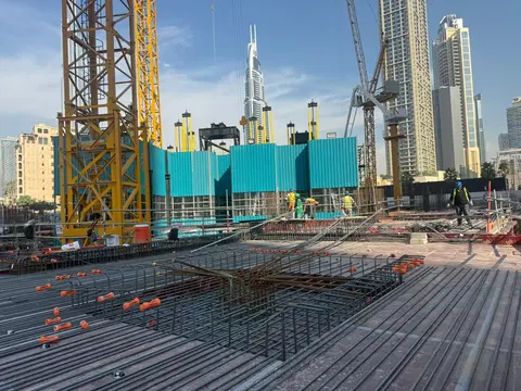 Baccarat Hotel & Residences Dubai, Downtown Dubai construction progress — 29 January 2026, 12.92% complete, photo 5 of 10