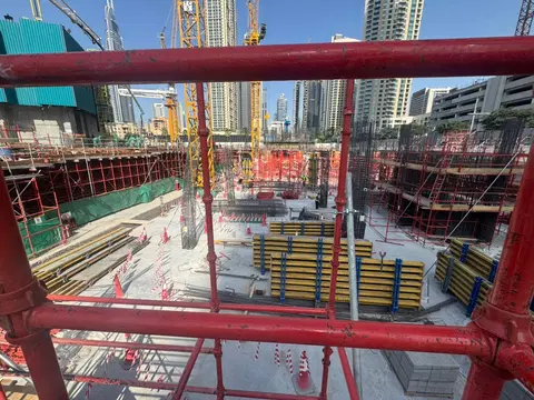 Baccarat Hotel & Residences Dubai, Downtown Dubai construction progress — 29 January 2026, 12.92% complete, photo 4 of 10