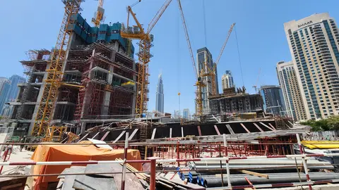Ход строительства Baccarat Hotel & Residences Dubai, Downtown Dubai — 2 июня 2026, готовность 18,05%, снимок 5 из 8