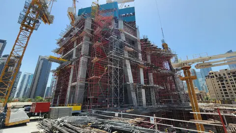 Ход строительства Baccarat Hotel & Residences Dubai, Downtown Dubai — 2 июня 2026, готовность 18,05%, снимок 2 из 8