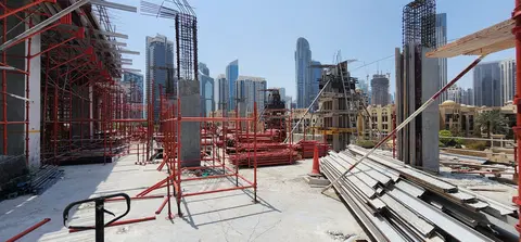 Baccarat Hotel & Residences Dubai, Downtown Dubai construction progress — 3 September 2026, 21.16% complete, photo 8 of 10